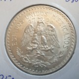 Moneda 1 peso 1944 Mexic aUNC argint, America de Nord