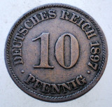 1.270 GERMANIA 10 PFENNIG 1897 A, Europa, Cupru-Nichel