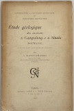 V. Popovici Hatzeg Etude Geologique Sinaia (studiu geologic) Romania 1898