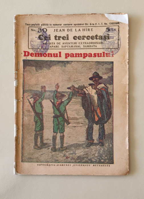 Jean de la Hire - Cei trei cercetași - Nr. 30 Demonul pampasului