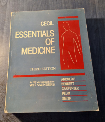 Cecil essentialls of medicine Thomas Adreoli Benntt Carpenter Plum Smith foto