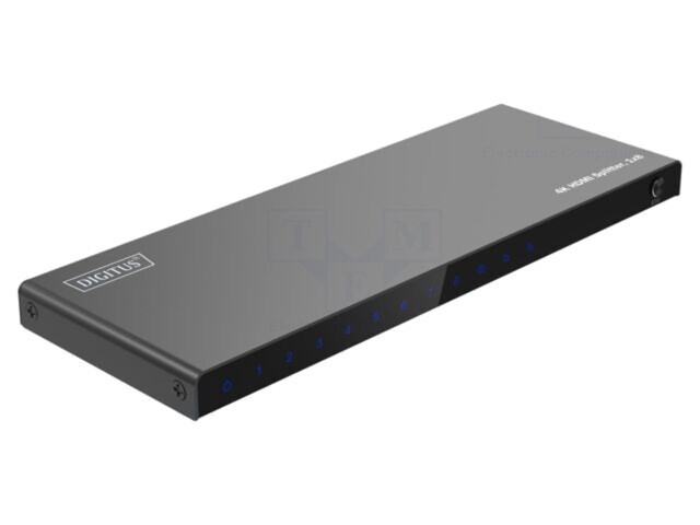 Splitter HDMI 2.0 DIGITUS HDCP 2.2 8 ieșiri 4K negru