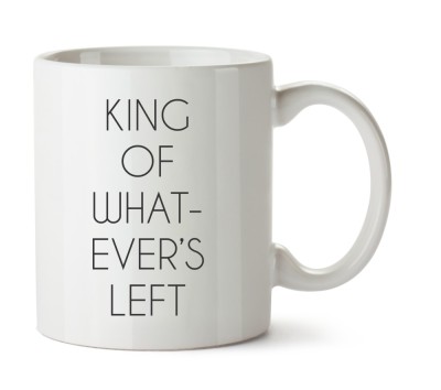 Cana alba Personalizata King Of Whatever is Left, INOVATIX&amp;reg;. 330ml foto