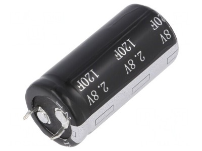 Supercondensator SNAP-IN 120F 2.8V 22.4x45.5mm foto