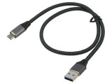 Cablu USB 3.1 A la C 0,5m Negru/Gri 10Gbps