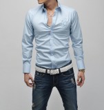 SUPER PROMOTIE ! CAMASA BARBATI SLIM FIT PENTRU EVENIMENTE (Alb, Roz, Albastru)