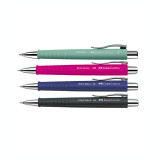 Pachet 4+1 Gratis Pix cu mecanism si grip Faber Castell Poly Ball