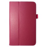 Husa tip carte rosie cu stand pentru Samsung Galaxy Tab 3 P3200 (SM-T211) / P3210 (SM-T210)
