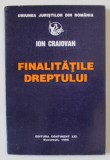 FINALITATILE DREPTULUI de ION CRAIOVAN , 1995