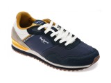 Cumpara ieftin Pantofi sport PEPE JEANS bleumarin, LONDON MUSE, din material textil