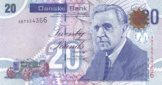 Bancnota Irlanda de Nord (Danske Bank) 20 Pounds 2016 - P213b UNC foto