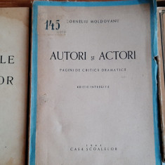 Autori actori regizori (Faust Mohr 1937, Al. C. Ionescu 1943, C. Moldovanu 1944)
