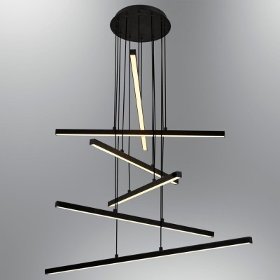 Lustra L1245 Chandelier, Negru foto