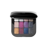 Paleta Farduri Sidefate, Kiko Milano, Cult Colours, 02 Shocking Sparkle Shades, 12 Culori, 12 g