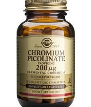 Chromium Picolinate 200mg Solgar 90tb Cod: 2323slg foto