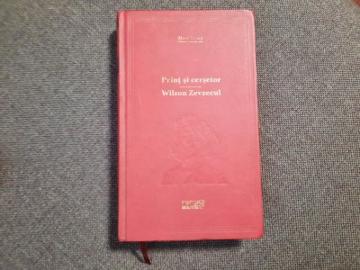 PRINT SI CERSETOR/ WILSON ZEVZECUL MARK TWAIN --RF18/2 foto