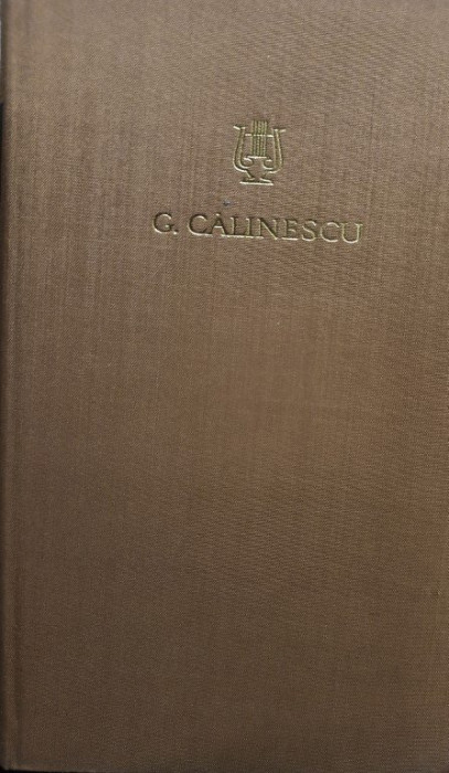 G. Calinescu - Opere, vol. 14 (1972)