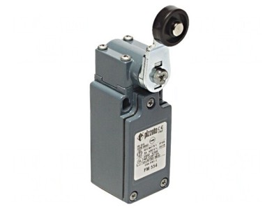 Limitator cursă manetă 40mm cu rolă plastic 20mm 10A foto