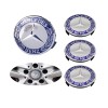 Set 4 Capace Jante Aliaj Mercedes 75mm Albastre A,B,C,E,S,ML,CLK,CLS,GLK,GL