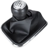 Set nuca si manson schimbator de viteze Modecar pentru VW Golf IV 1998-2005, Negru/Argintiu