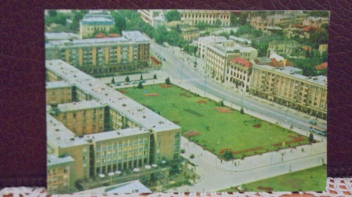 RPR - PLOIESTI - VEDERE AERIANA - 1968 - CIRCULATA, TIMBRATA.