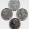 Set 4 monede Congo 4 x 1 Franc 2004 Pope John Paul II - KM 156 - 159 UNC - A028