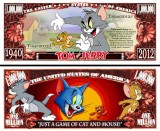 !!! SUA = FANTASY NOTE (TJ6) = DESENE ANIMATE : TOM SI JERRY - 2012 - UNC