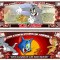 !!! SUA = FANTASY NOTE (TJ6) = DESENE ANIMATE : TOM SI JERRY - 2012 - UNC