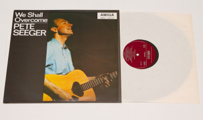 Pete Seeger &amp;ndash; We Shall Overcome &amp;lrm;- disc vinil, vinyl, LP - editie DDR foto