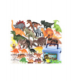 Set 44 figurine dinozaur pentru copii cu cutie de depozitare