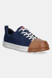 Camper adidași din nubuc Junction Runner culoarea bleumarin, K100978-013