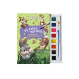 Disney Iepurasi. Sa pictam impreuna! Carte de colorat cu pensula si acuarele