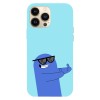 Husa compatibila cu Apple iPhone 13, Viceversa, model Cool Blooregard Foster Home , Silicon, TPU, Transparent, Carcasa