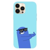Husa compatibila cu Apple iPhone 13 Pro, Viceversa, model Cool Blooregard Foster Home , Silicon, TPU, Transparent, Carcasa