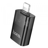 Adaptor OTG Lightning - USB-A HOCO UA36, Negru