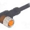 Conector M8, 3 pini, clasa etanseitate {{Clasa etan&amp;#351;eitate}}, LUMBERG AUTOMATION - 14007 RKMWV/LED A 3-224/2 M