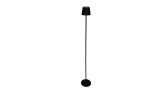 Lampadar control tactil fier negru 16 x 123 cm