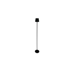 Lampadar control tactil fier negru 16 x 123 cm