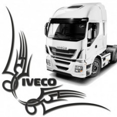 Set 2 x Sticker geamuri laterale Iveco, TIR074 foto