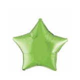 Balon Folie Metalizat Stea Verde Deschis- 45 cm