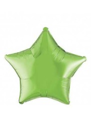 Balon Folie Metalizat Stea Verde Deschis- 45 cm foto