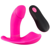 Sweet Smile Lay-On stimulator și vibrator Pink 10,5 cm