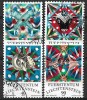 B0806 - Lichtenstein 1976 - Zodiac 4v. stampilat,serie completa, Nestampilat