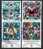 B0806 - Lichtenstein 1976 - Zodiac 4v. stampilat,serie completa, Nestampilat