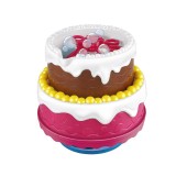 Jucarie baloane de sapun, model tort cu lumina si sunet, rezerva inclusa, ATU-082489, Plastic, Oem