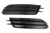Grile laterale bara fata Audi A6 C7 4G 2012-2015 fara ACC, negru mat