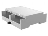 Carcasă pentru şină DIN 90mm x 106,2mm x 32mm gri Nr.mod: 6
