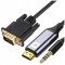 Cablu Co2 Vga - Hdmi Adaptor Convertor Adaptor Audio Full Hd 60Hz 2M