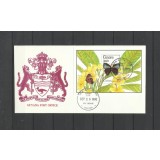 GUYANA 1990 FAUNA INSECTE FLUTURI FDC