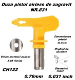 Cumpara ieftin Duza NR.831 pentru pistol airless de zugravit 0.79mm CH122